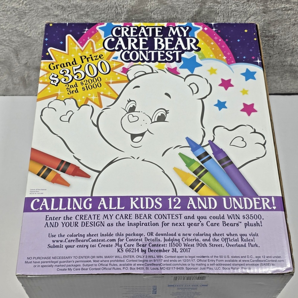 CARE BEARS 35th Anniversary Rainbow Heart Bear Limited Edition New In Box - Picture 6 of 7